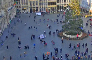 Grand Place Webcam panorámica de Bruselas en línea