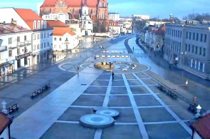 Webcam de Bialystok en línea. Plaza Kosciuszko