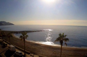 Vista de la Playa de San Cristóbal. Webcams Granada