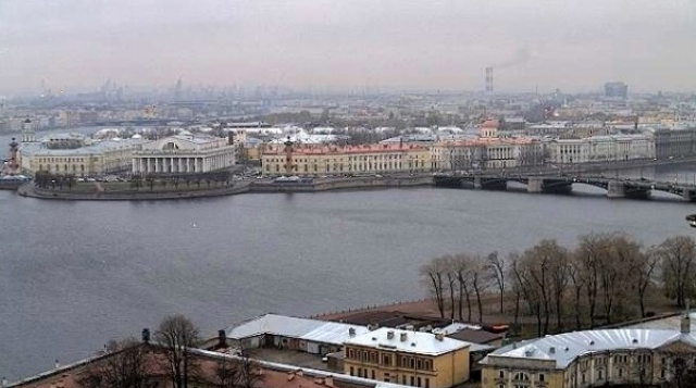 Isla Vasilievsky. Webcam de San Petersburgo en línea