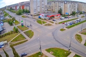 Cruce de caminos de Suvorov y Oktyabrskaya. Webcams de Kámensk-Uralsky