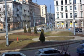 Plaza del Salvador. Varsovia en tiempo real