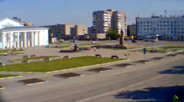 Plaza de la ciudad Webcam Nazarovo en línea