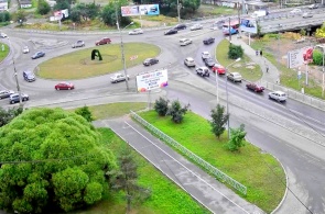La intersección de las calles de Konev - Mozhaisky. Webcams Vólogda