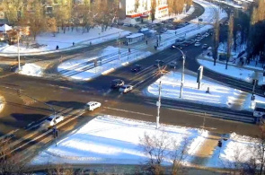 Cámara web en la intersección de las calles Tsiolkovsky y Kosmonavtov en Lipetsk