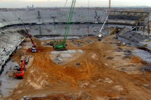La construcción de un nuevo estadio. Webcams Konya en línea
