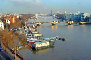 Río Támesis Albert Bridge Webcam en línea