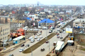 Calle de Nikolai Ostrovsky. Webcams Astrakhan en línea