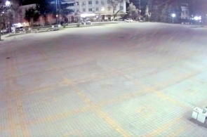 Plaza central (vista de cerca). Webcams Tuapsé