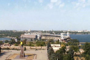 Plaza Lenin. Webcam panorámica Zaporozhye en línea