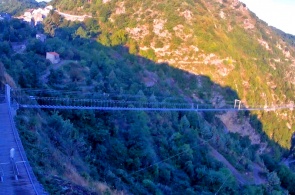 Castelsaraceno - Puente Tibetano. Potenza cámaras web en línea