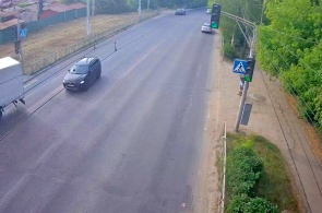 Cruce de caminos cerca del Ryazan College. Cámaras web Riazán