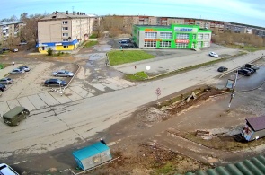 Calle Voronova. Ángulo 2. Cámaras web Verkhnyaya Salda en línea