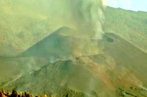 Volcán Cumbre Vieja. Webcams Santa Cruz de Tenerife