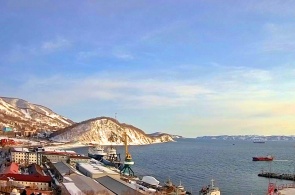 Vista desde la Catedral Naval. Webcams Petropavlovsk-Kamchatsky