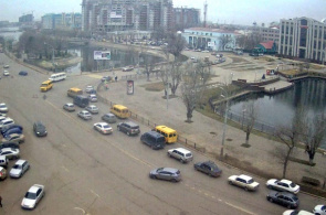 La calle Admiralteyskaya. Webcam de Astrakhan en línea