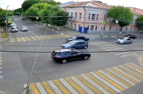 Cruce de calles Gorky - Svoboda. Cámaras web Riazán