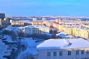 Panorama de la ciudad. Webcams gratis en Severomorsk en línea