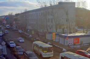 Calle Lenin, centro. Webcams de Tulun en línea