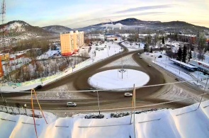 Estación de Autobuses Cruce. Mezhduréchensk cámaras web en línea