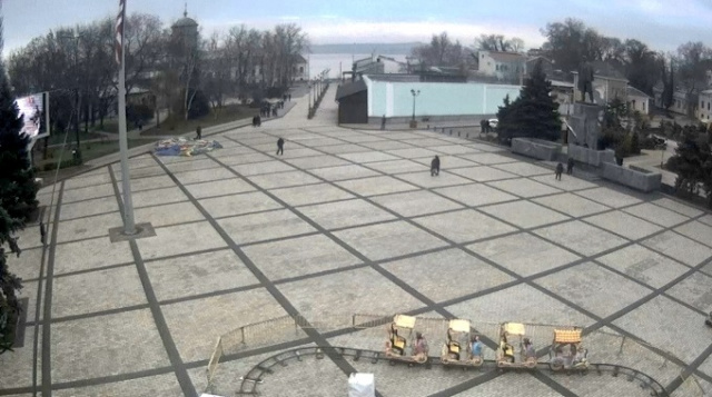 Plaza Lenin. Webcams Kerch en línea