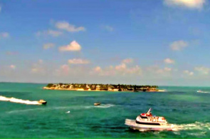 Isla Sunset Key. Webcams de Key West en línea