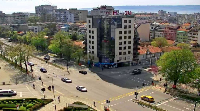 Vladislav Varnenchika Boulevard. Webcams Varna en línea