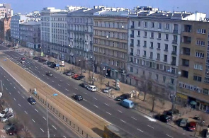 Calle Marshalkovskaya. Webcam en línea Varsovia