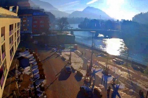 Vista del río Posada. Cámaras web Kufstein