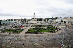 Plaza Susaninskaya. Webcam de Kostroma en línea