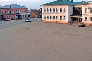 Plaza Roja en Krasny-on-Volga. Webcams Kostromá