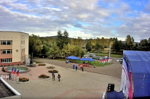 Palacio de la creatividad de niños y jóvenes. Webcam de Komsomolsk-on-Amur en línea
