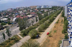 Vista de la calle Karbyshev. Webcams de Volzhsky en línea