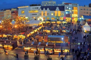 Plaza de la Paz. Cámaras web en línea Zlín