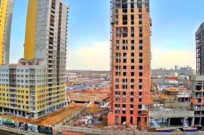 Conjunto residencial de barrios cálidos. Webcams Ekaterimburgo