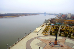 Calle Babef. Webcam panorámica Astrakhan en línea