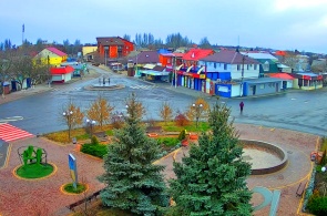 Plaza central. Cámaras web Kirillovka