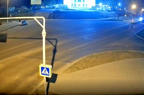 Cruce de las calles Karl Marx y Gorky. webcams piedra grande