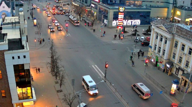 Calle Kirov. Webcams Kaluga en línea