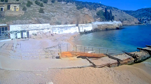 Playa de Mármol. Ángulo-2. Webcams Balaclava