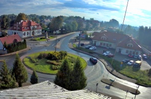 Vista de la rotonda. Webcams en línea Wierchosławice