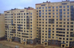 Krasnoarmeyskaya Street (vista de construcción) Mytishchi webcam en línea