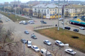 Webcam Astrakhan, la intersección de Nikolai Ostrovsky y las calles de combate