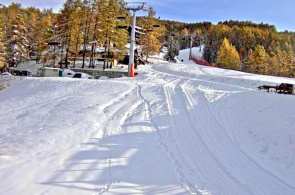 Teleférico Clotes. Webcams de la estación de esquí de Sestriere en línea