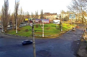 Plaza Pavel Dubinda. Cámaras web Kherson
