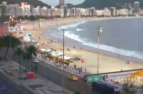 Playa de Copacabana. Webcam de Rio de Janeiro en línea
