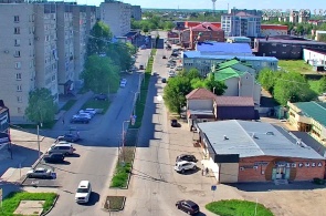 Cruce de Salogubova y Bykova. Cámaras web de Georgievsk en línea.