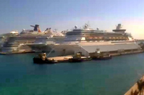 Webcam en línea en Port of Nassau, Bahamas