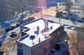 Cruce de Volgogrado y Teatro. Webcams de Orenburg