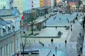Plaza Torgallmenningen. Webcams de Bergen en línea